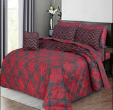 7pc Cotton Comforter Set-Design-#17